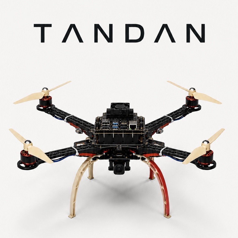 The custom S500-based TANDAN drone